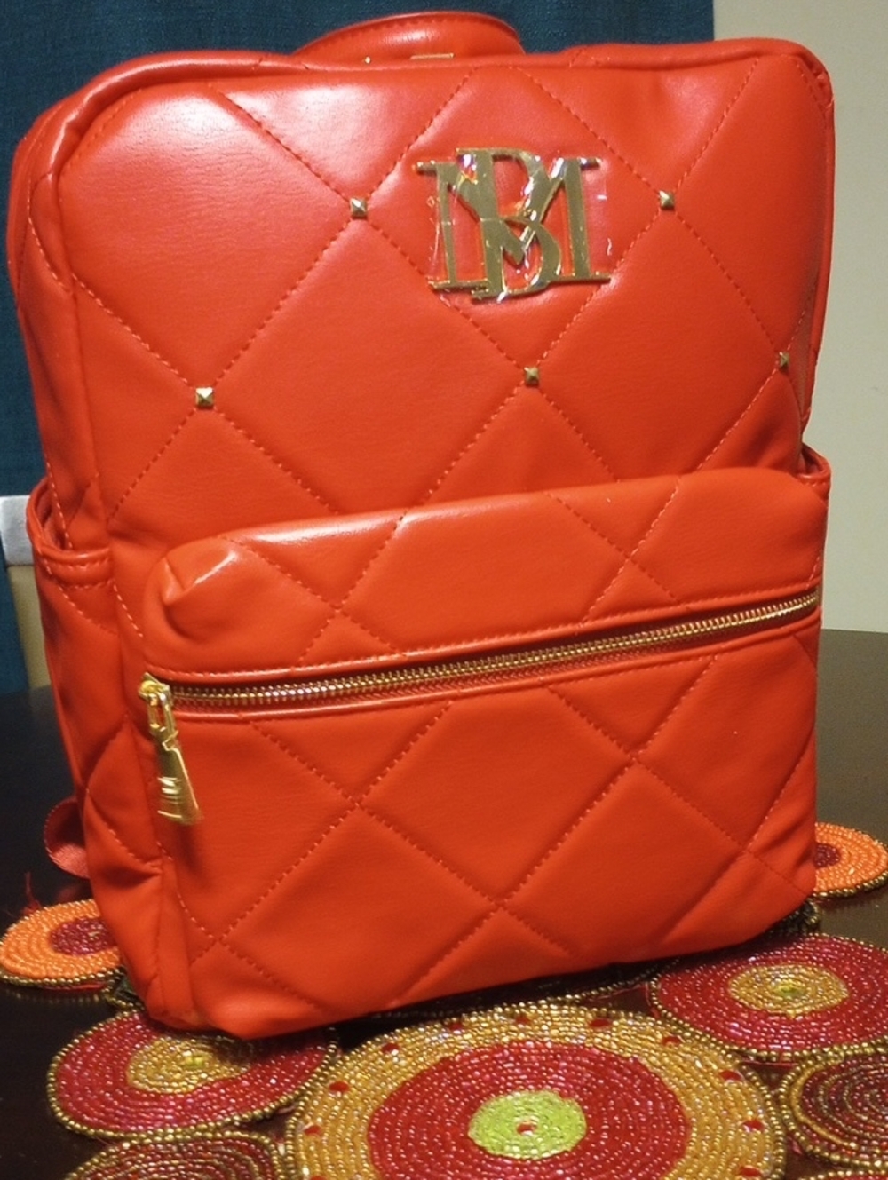 Quilted Laptop Backpack - Picture 7 of 15
